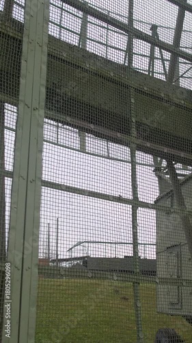 Russian radar station or radar antenna for detecting aerial targets close