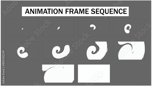 Liquid Hand-Drawn Transition | Frame by Frame Animation Vector Sequence	
