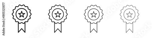 Badge icons vector logo illustration simple design. Web UI design.