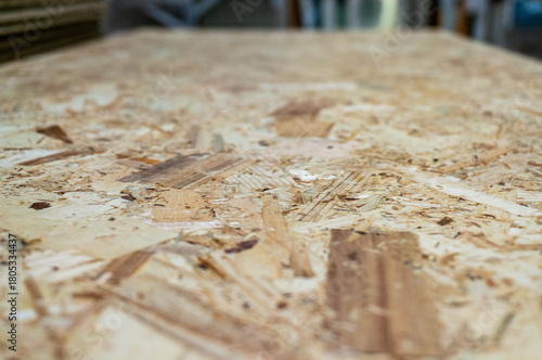 OSB sheets in the store