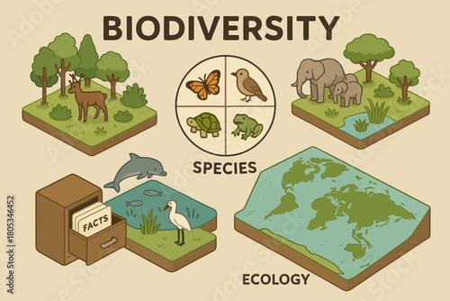 Biodiversity overview: species, ecology, conservation, global impact, natural habitats
