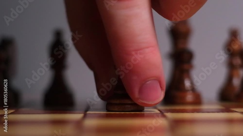 Erster Schachzug ug mit Bauer