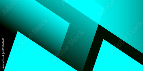 Abstract Turquoise Vector Background. Geometric Gradient Design with Dynamic Shapes for Tech. This modern composition is ideal for tech-themed visuals, UI design, presentations, or digital templates.