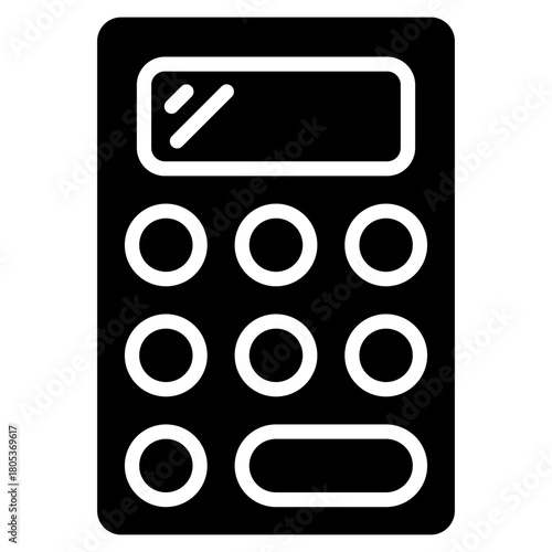 Calculator Icon Element For Design