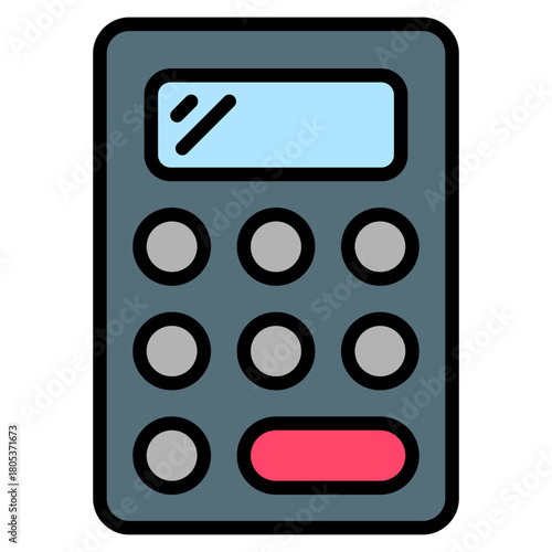 Calculator Icon Element For Design