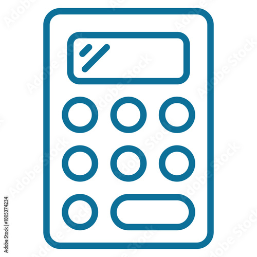 Calculator Icon Element For Design