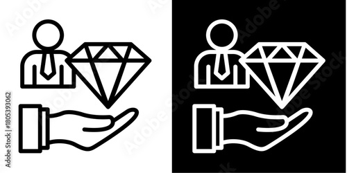 Value Proposition Shift   Icon Set White Mix Style Collection