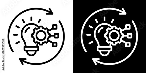 Smart Reengineering   Icon Set White Mix Style Collection