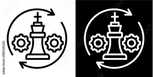 Strategic Refresh   Icon Set White Mix Style Collection