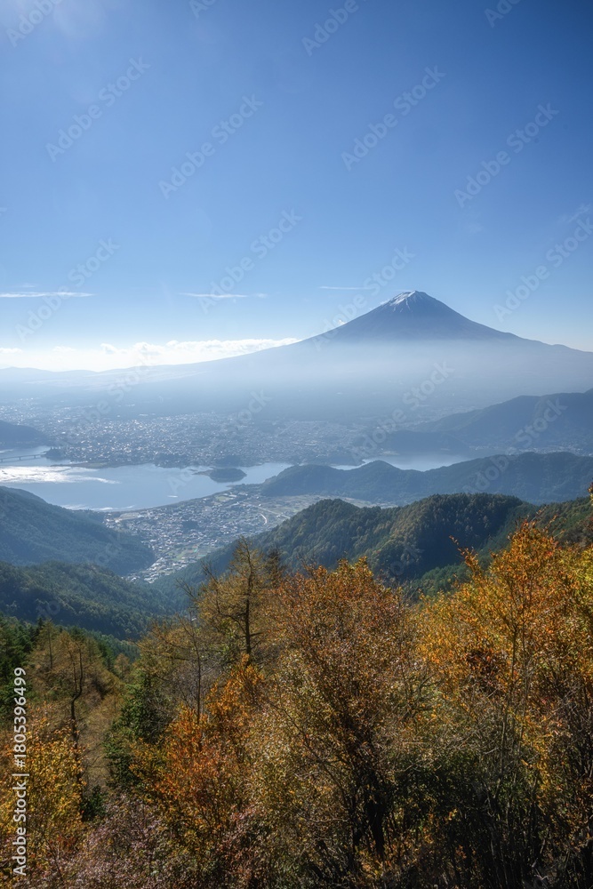 Fototapeta premium FUJIYAMAツインテラス遠景