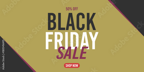 50% off black friday sale, shop now, 50%off fifty percent off 50 % off, gold, golden, november, discount, price.