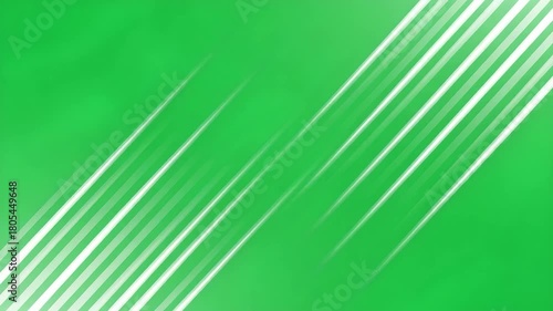 abstract white lines in green background