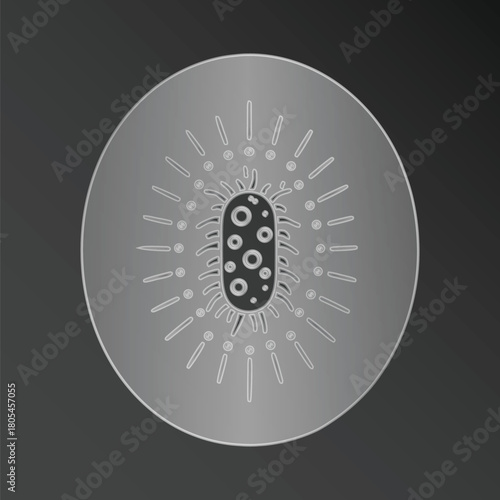 Simple Microorganism Design Icon