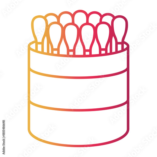 personal hygiene Line Gradient Icon