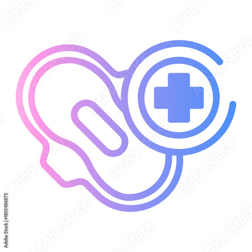 personal hygiene Line Gradient Icon