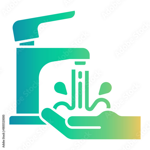 personal hygiene Gradient icon