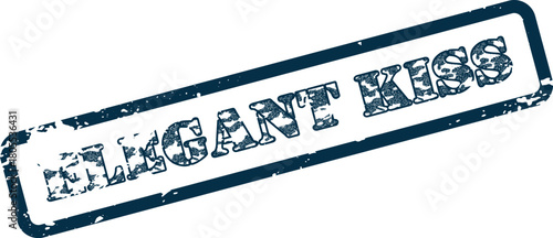 Elegant Kiss Textured Stamp for Romantic Affection and Loving Expressions