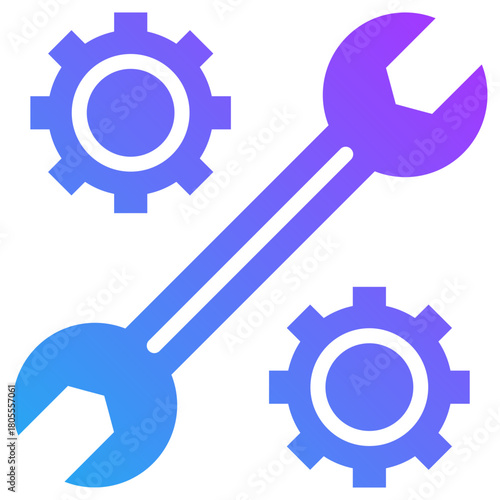 Breakdown icon for business risk, website, application, printing, document, poster design, etc