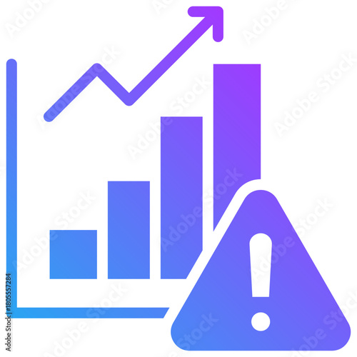 Sales icon for business risk, website, application, printing, document, poster design, etc