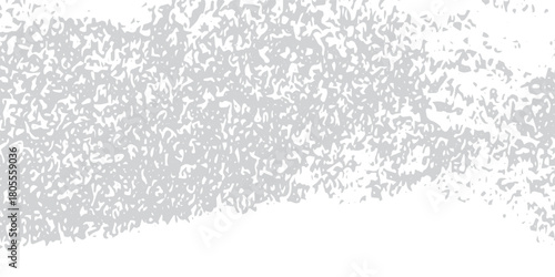 A textured gray and white abstract background featuring an uneven, speckled pattern that gradually fades into a clean white space at the bottom, ideal for layering design