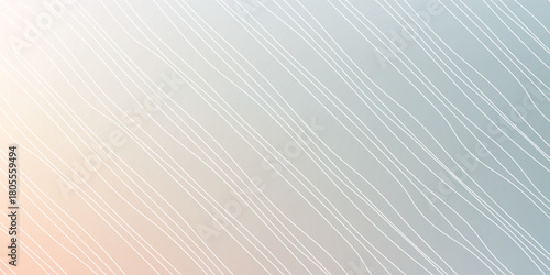Subtle gradient background with delicate white line art featuring pastel peach and muted gray-blue tones creating a soft, minimalist, and visually calming backdrop