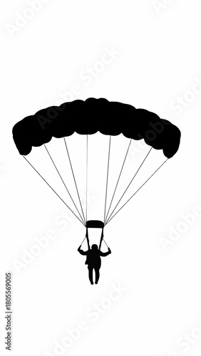 paraglider in the sky