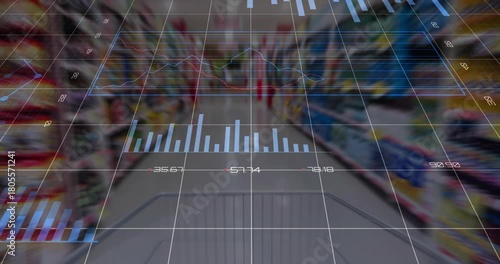 Cart moving forward starting HUD bars growing pies rotating ring expanding centering showing data
