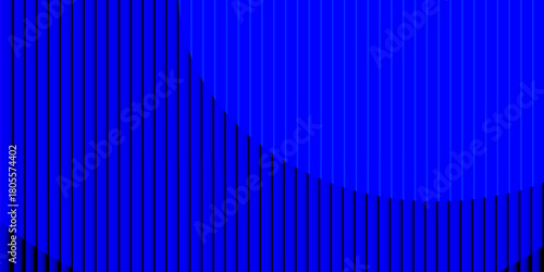 Glass ripple texture with dark gradient background and vivid orange, blue, and lilac light streaks. Futuristic distortion, moody abstract glow, reeded vertical blur. Vector illustration