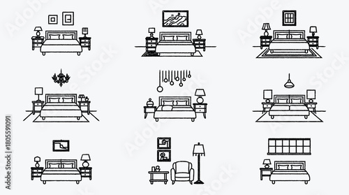 Bedroom Interior Decoration Ideas and Bedroom Arrangements for a Peaceful Slumber