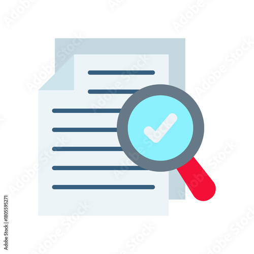 File Indexing flat icon