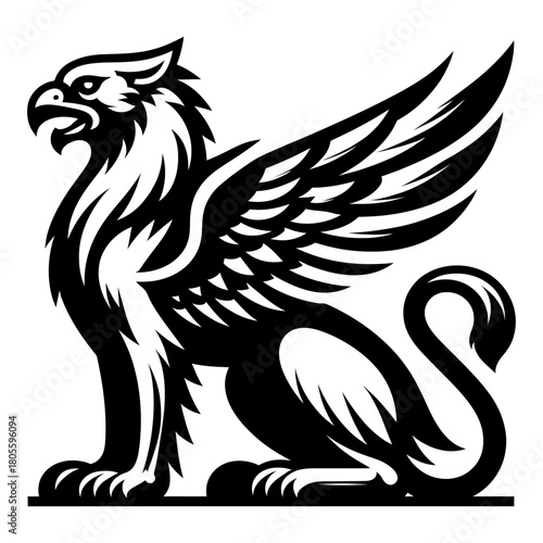 A Roaring Gryphon Full Body S...