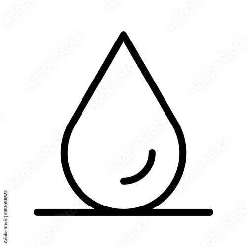 Raindrop Simple Icon Set, Collection of Minimal and Modern Weather Icons for Apps and Design Projects