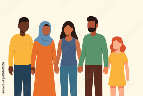 Migrant Community Support Illustration