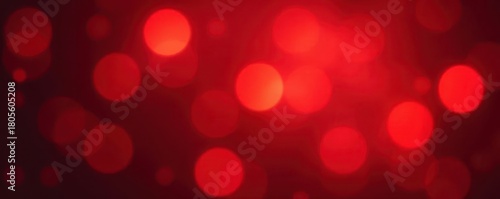 Abstract red bokeh, festive glow Blurred holiday lights, crimson sparkle , xmas, red bokeh