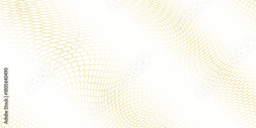 Mesh texture for fishing nets gold color gradient. Seamless pattern for sportswear or soccer goal, volleyball net, basketball hoop. abstract background vector.