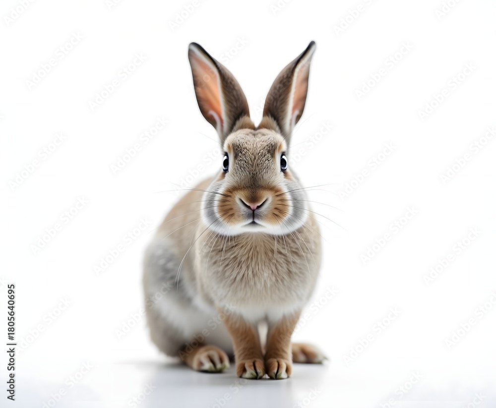 Obraz premium Rabbit Isolated on White
