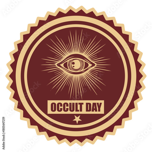 International Occult Day sticker