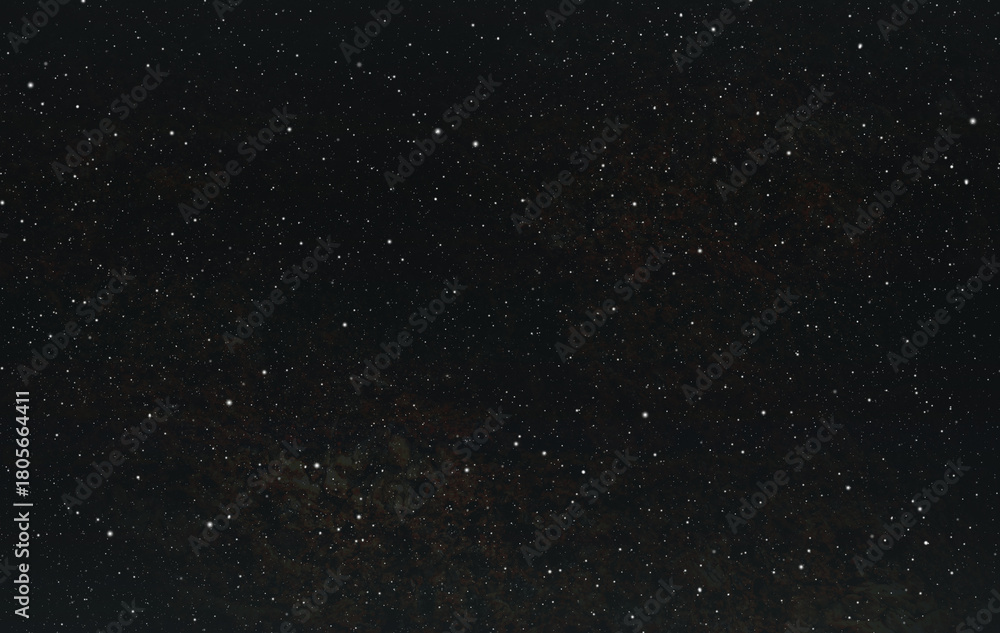 Fototapeta premium Space star shape sky night background, black starry cosmos abstract pattern dark blue science, textile cosmic galaxy astronomy decoration fantasy wallpaper landscape.
