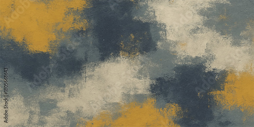 Abstract dark blue grunge sky texture with vintage cloud and mist pattern backdrop
