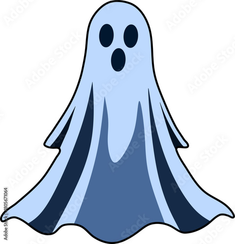 halloween ghost vector illustration