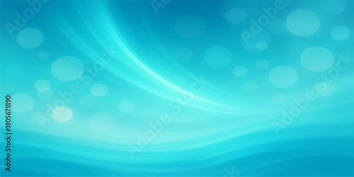 Abstract blue background with blurred motion, light waves, and bright summer colour shine