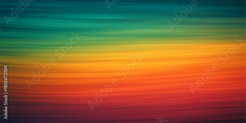 Abstract sunset sky background with orange clouds, beautiful sunlight texture, and a red-blue ocean landscape