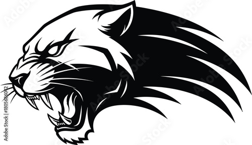 vector illustration of a wolf