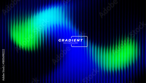 Vibrant gradient with ribbed fractal glass texture pattern and dark circular center. Dynamic abstract artwork perfect for modern banners, marketing visuals, creative backgrounds and artistic projects