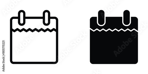 Calender icon design template