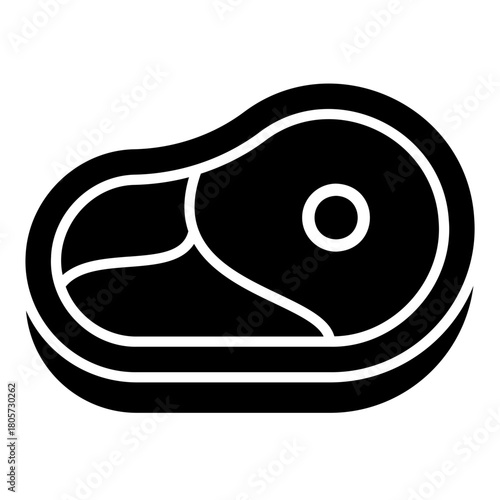 Icon of meat for high protein foods