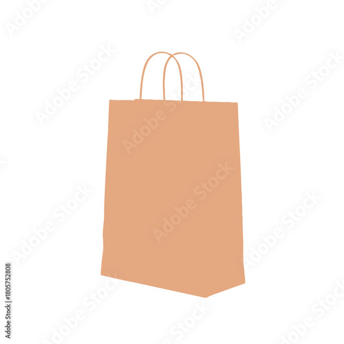 Eco-Friendly Shopping Bag: A minimalistic image showcases a simple, eco-friendly shopping bag, offering a clean aesthetic that represents conscious consumerism and sustainable choices.