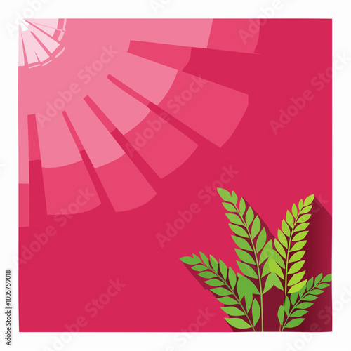 Brick wall and wooden floor background vector design illustration
2