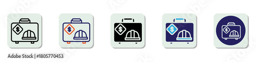Job Creation Icon Multi Style Vector Illustration