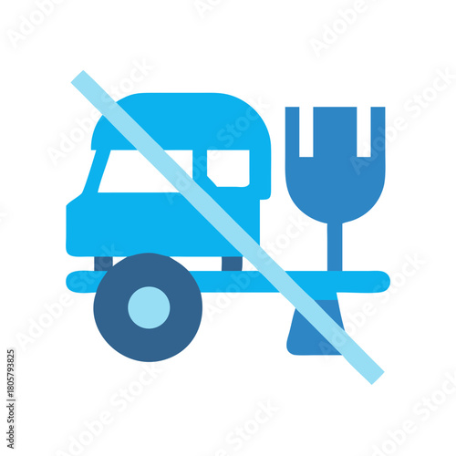 Restricted electric vehicle charging: Icon of prohibition and caution